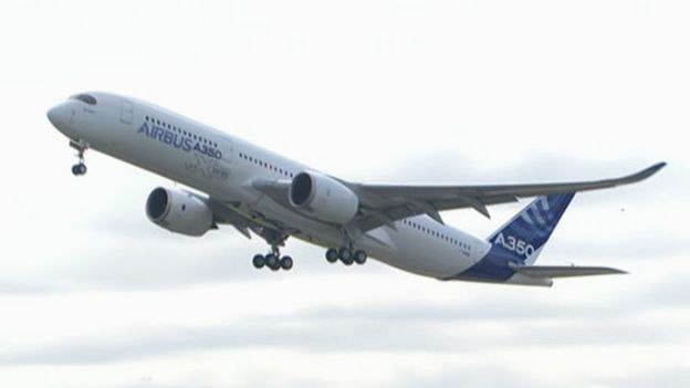 Airbus A350 tem 4 milhões de peças