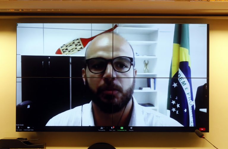 Audiência Pública - Debater fomento ao esporte como política de saúde preventiva e protocolos para a delegação brasileira nos jogos olímpicos. Secretário Nacional de Esportes de Alto Rendimento - Representante do Secretário Especial do Esporte, Bruno Souza