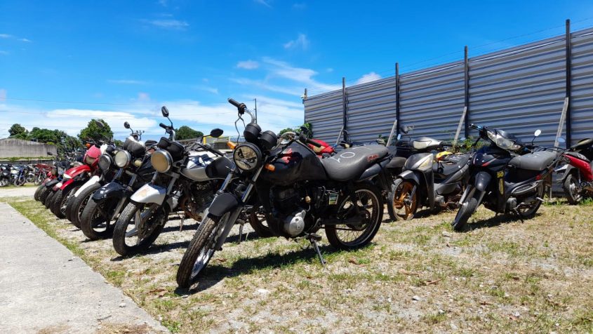 Serão leiloados 116 lotes entre carros e motos. Foto: Ascom SMTT