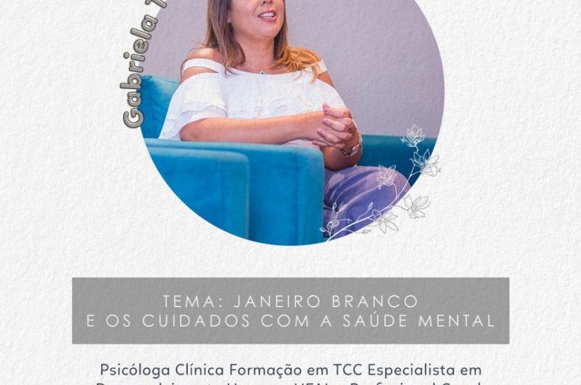 O tema discutido na roda de conversa será "janeiro branco e os cuidados com a saúde mental". Foto: Ascom Sudes