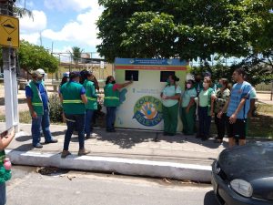 Comunidade local agora poderá dar a destinação correta para seus recicláveis. Foto: Ascom Sudes