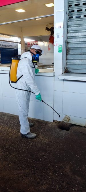 Áreas do Mercado da Produção foram detetizadas. Foto: Semtabes