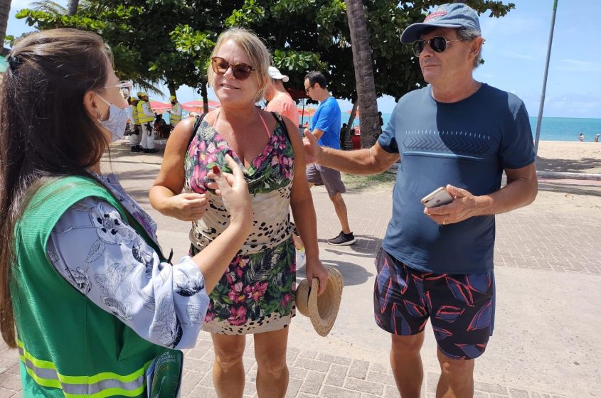 Visitando Maceió, turistas do Rio Grande do Sul aprovam a iniciativa. Foto: Ascom Sudes