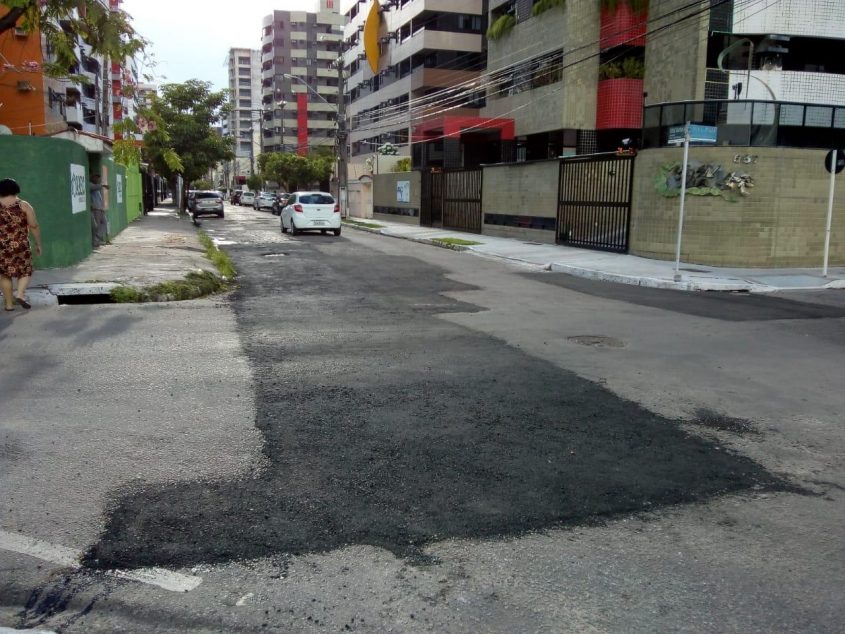Rua Professor Vital Barbosa, Ponta Verde. Foto: Ascom Seminfra