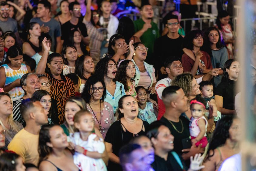 Noite de louvor no Benedito Bentes. Foto: Edvan Ferreira / Secom Maceió