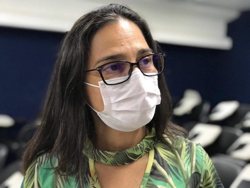 Carmem Samico, gerente de Doenças Transmitidas por Vetores e Animais Peçonhentos do Município. Foto: Ascom/SMS