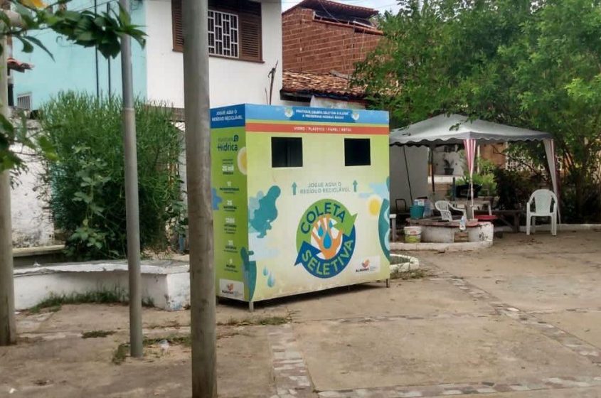 Maceió possui 32 Pontos de Entrega Voluntária instalados nas principais vias e espaços públicos. Foto: Ascom Sudes
