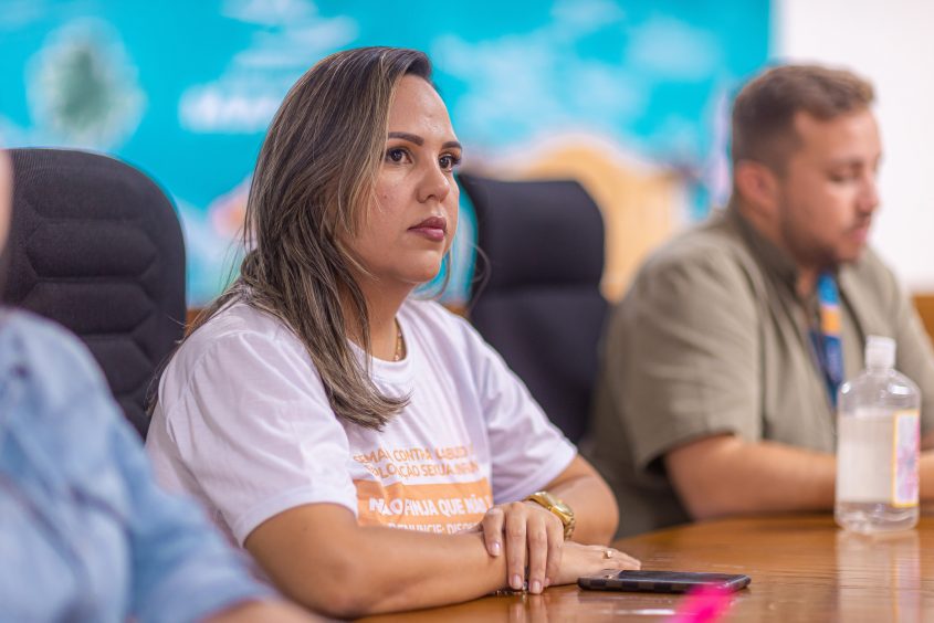 Secretária adjunta de Educação de Maceió, Emília Caldas, ressaltou trabalho dos professores para combater o problema. Foto: Itawi Albuquerque/Secom Maceió