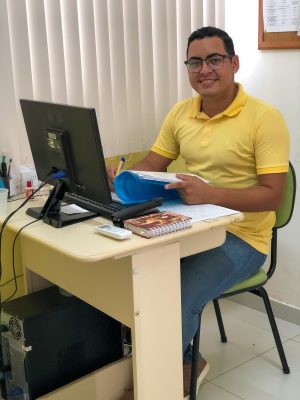 Elias Lourenço, assistente social que atua no Creas Santa Lúcia. Foto: cortesia