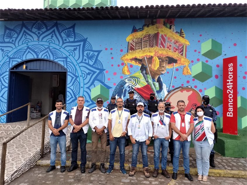 Equipes que participaram das fiscalizações. Foto: Vigilância Sanitária de Maceió