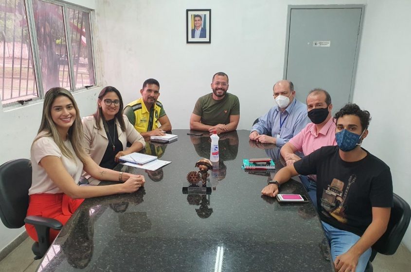 Reunião aconteceu na sede da SMTT. Foto: Ascom SMTT.