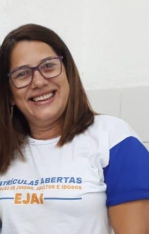 Coordenadora pedagógica da escola, Thâmara Xavier da Silva. Foto: cortesia