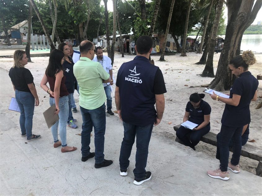 Ação contou com o trabalho integrado de diversas secretarias. Foto: Unidade de Vigilância em Zoonoses