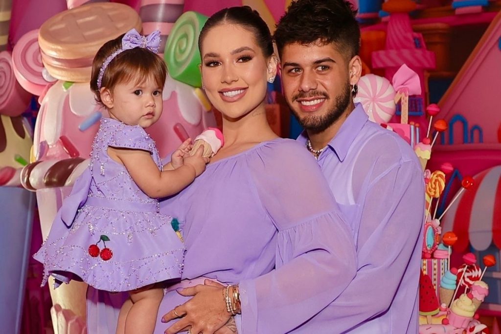 Virgínia e Zé Felipe comemoram primeiro ano de Maria Alice com festa em Goiânia