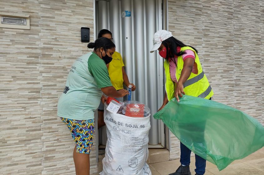 Cerca de 570 toneladas de recicláveis foram recolhidas em 2022. Foto: Ascom Sudes