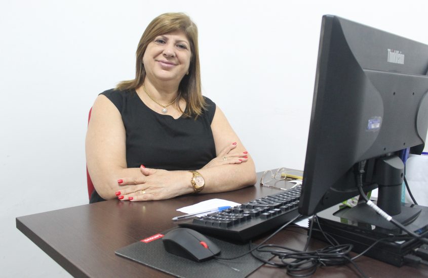 Coordenadora de Gestão de Pessoas da secretaria, Eliane Cirilo. Foto: Ascom Semed