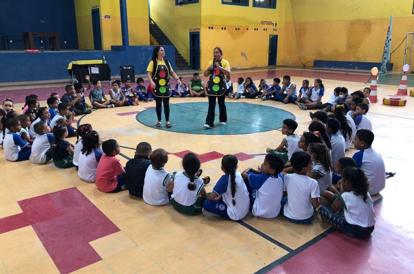 Ações em escolas podem ser agendadas pelo novo canal de comunicação. Foto: Ascom SMTT.