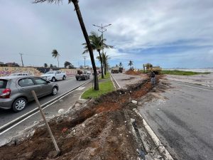 Obras na Avenida Assis Chateaubriand seguem em andamento. Foto: Ascom UGP.