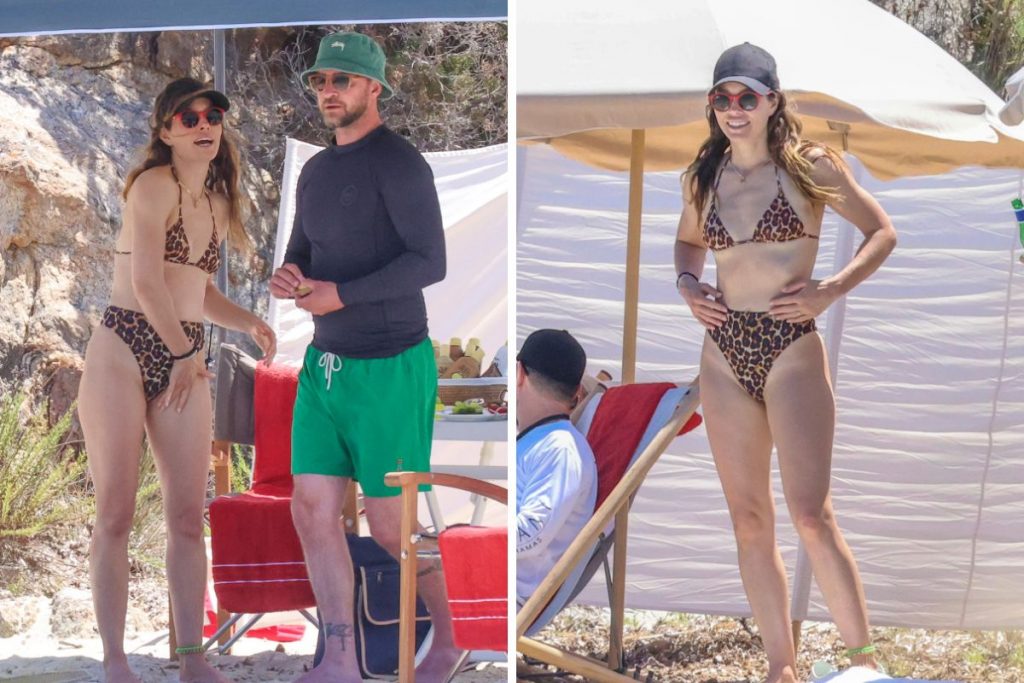 Justin Timberlake e Jessica Biel na Sardenha