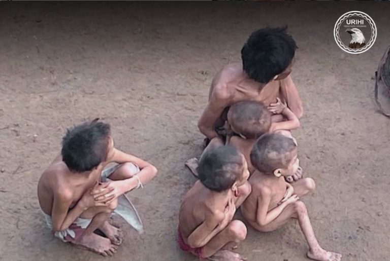 Integrantes da Comunidade Yanomami Kataroa
