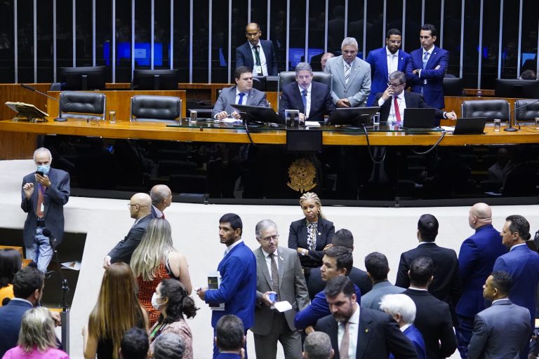 Sessão para a votação de propostas legislativas. Presidente da Câmara, dep. Arthur Lira