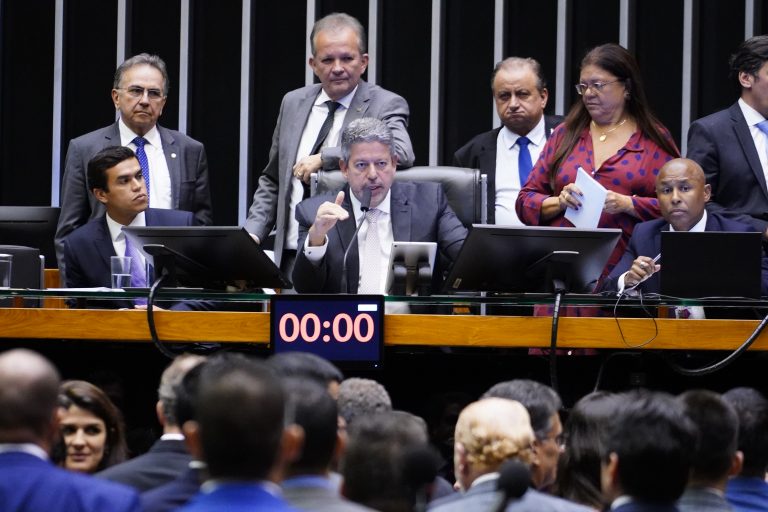 Sessão para a votação de propostas legislativas. Presidente da Câmara dos Deputados, Artur Lira