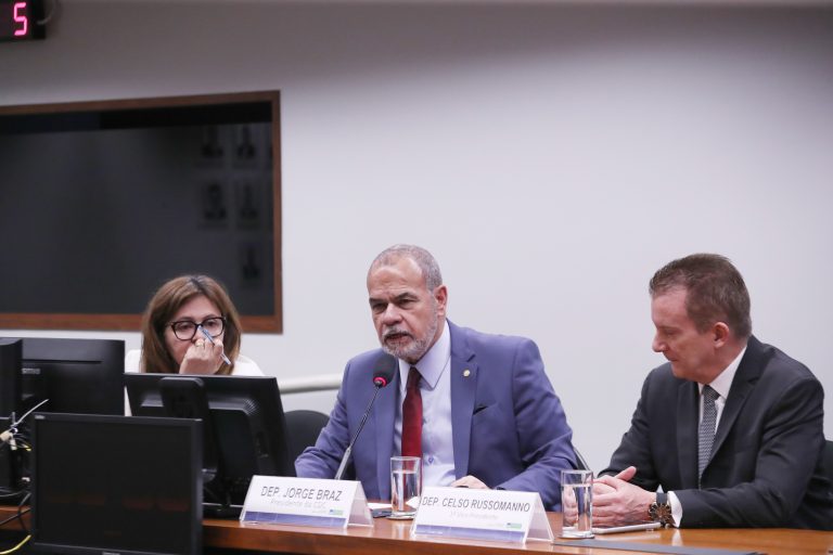 Reunião de Instalação e Eleição para Presidente. Dep. Jorge Braz (REPUBLICANOS - RJ). Dep. Celso Russomano (REPUBLICANOS - SP)
