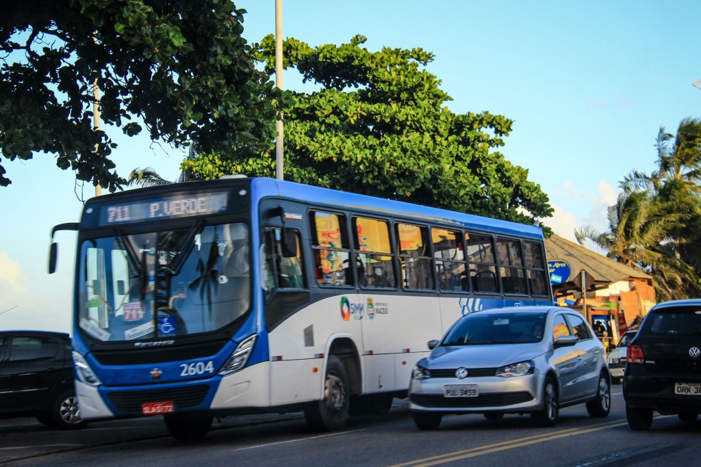 Com o novo sistema integrado, novos ônibus já circulam por Maceió. Foto: Pei Fon/ Secom Maceió