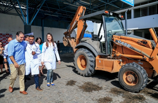 obra da Maternidade de Risco Habitual tem um custo de R$ 28 milhões cuja verba é oriunda do Governo Federal. Fotos: Aílton Cruz