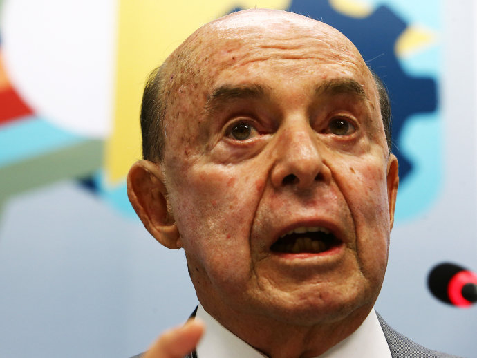 O governador em exercício do Rio de Janeiro, Francisco Dornelles.