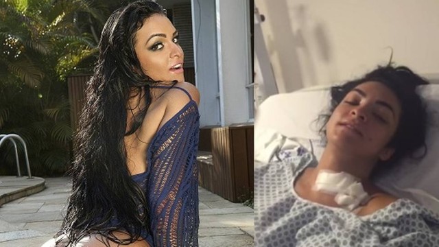 Débora diz que ficou paraplégica.