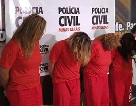 Suspeitos por envolvimento na morte de Greiciara foram presos Foto: Polícia Civil de Minas Gerais