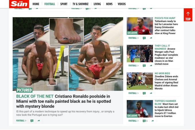 esporte-cristiano-ronaldo-unhas-pintadas