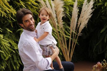Henri Zylberstajn e do filho Pedro