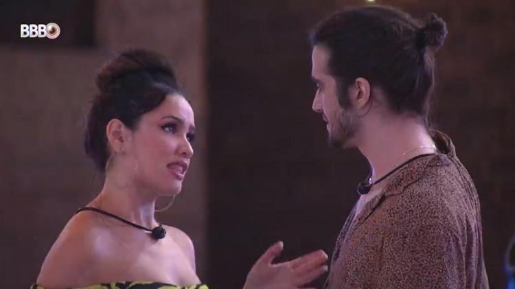 BBB 21: Juliette e Fiuk brincam de sedução em festa top 8 - Reprodução/Globoplay - Reprodução/Globoplay