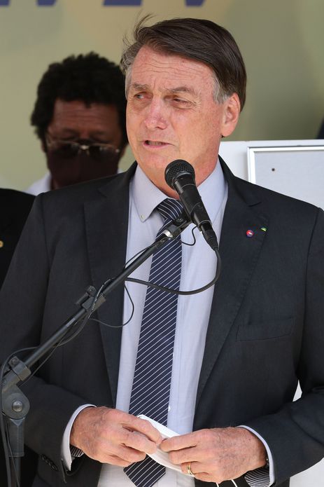 Presidente da República, Jair Bolsonaro, participa da inauguração dos residenciais Crixá IV e V, em São Sebastião/DF