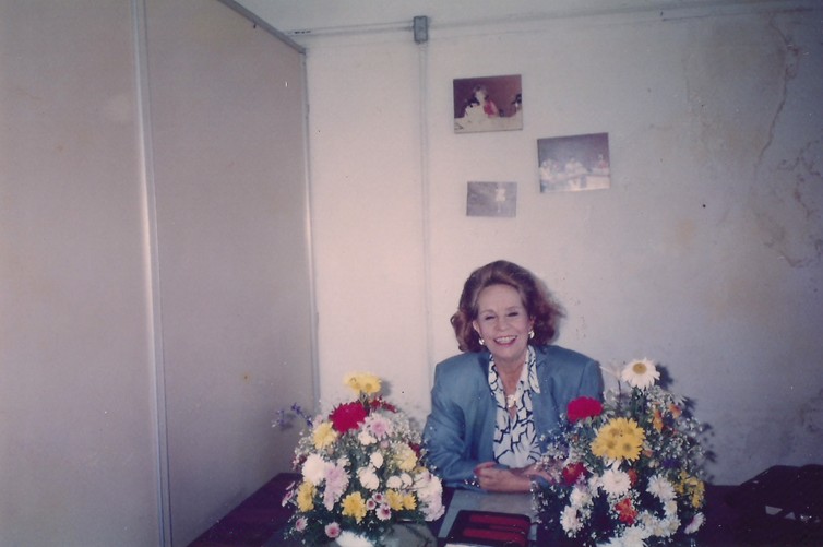 Daisy na redação da Rádio Nacional em 1993: radialista tinha uma relação de proximidade com seus ouvintes