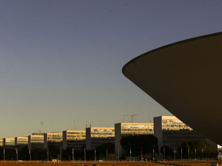 Esplanada dos Ministérios, em Brasília