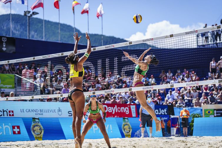 Final brasileira na Suiça - Ana Patrícia/Rebecca - vôlei de praia feminino- brasil