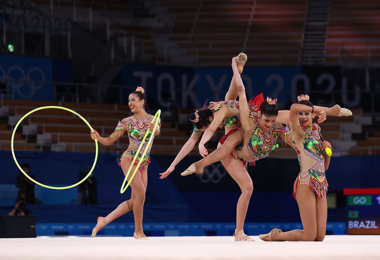 Gymnastics - Rhythmic - Group All-Around - Qualification - ginástica rítmica - Brasil - Tóquio - Olimpíada 