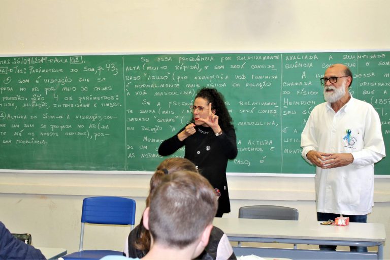 Direitos Humanos - deficiente - surdos intérpretes libras em sala de aula educação auditivos