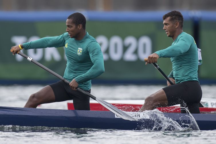 Isaquias Queiroz e Jacky Goldman - canoagem velocidade - C2 1000m - Tóquio 2020 - Olimpíada