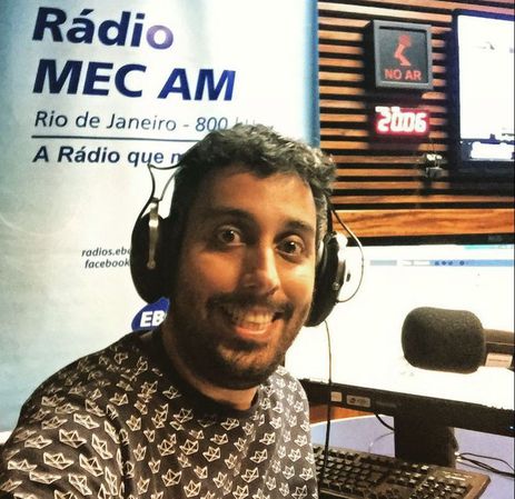 Thiago Regotto, gerente da Rádio MEC