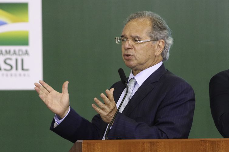 O ministro da Economia, Paulo Guedes, participa  de lançamento do Programa de Crescimento Verde do Governo federal