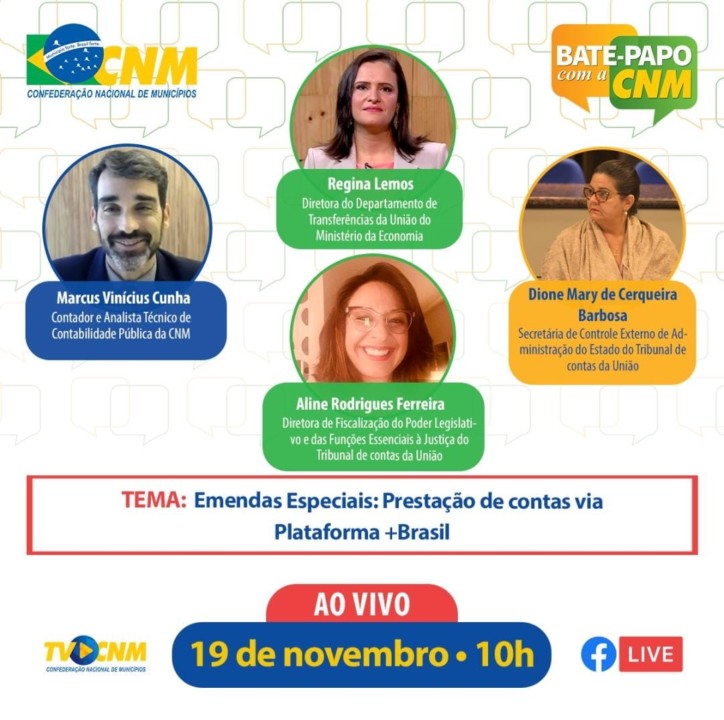 Bate papo Emendas Especiais. 