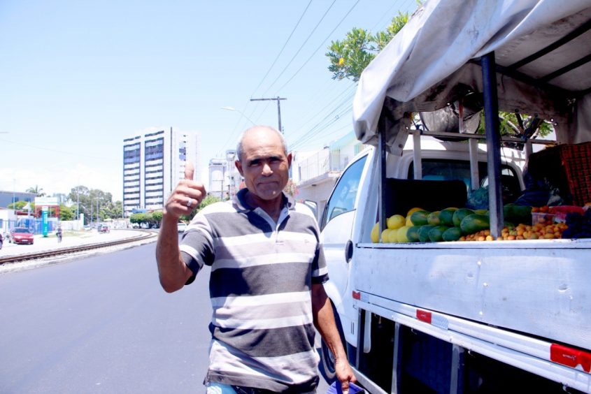 Genésio Barbosa, de 52 anos, comerciante. Foto: Wilma Andrade/Ascom Seminfra