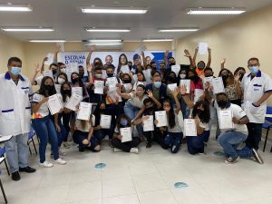 Primeira edição do curso, em 2021. Foto: Arquivo SMG