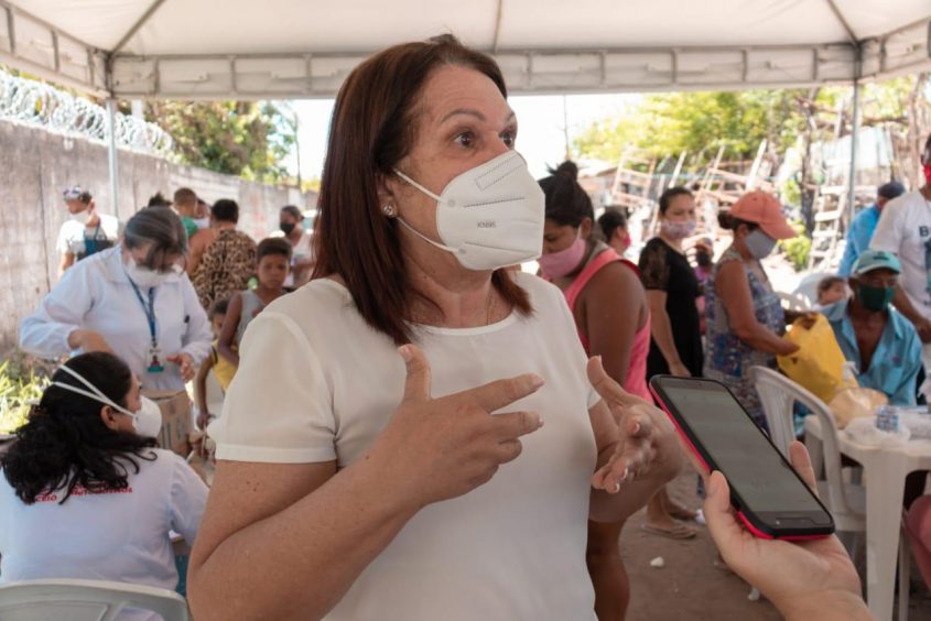 Célia Fernandes, secretária de saúde de Maceió. Foto: Victor Vercant/SMS