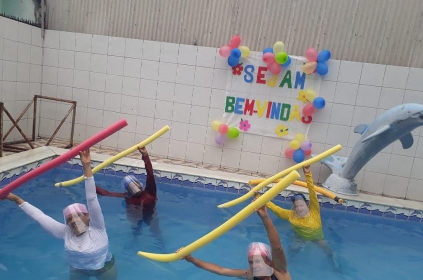 Atividades com idosas assistidas pela Assistência Social. Foto: Arquivo/Ascom Semas