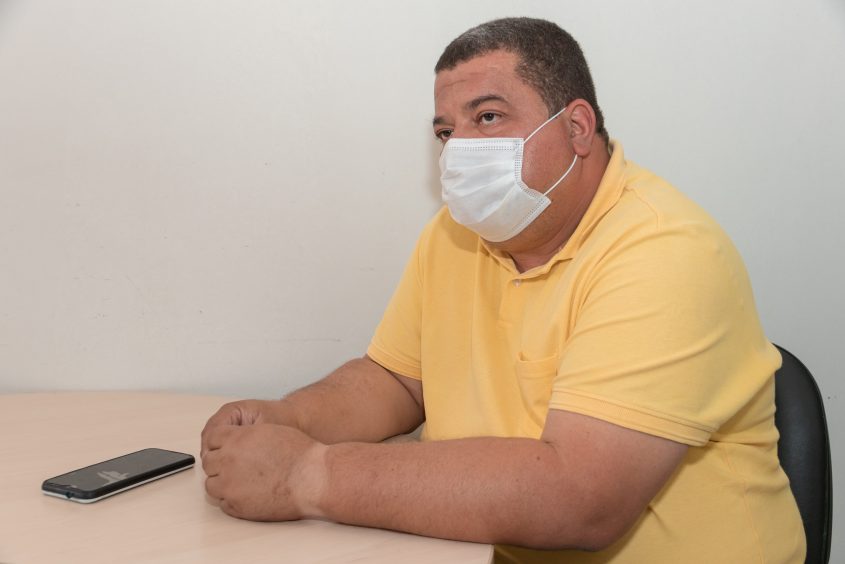 Marcos Vasconcelos, coordenador da Unidade de Vigilância de Zoonosses. Foto: Victor Vercant/Ascom SMS